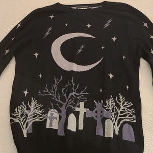 Banned cemetery sweater halloween 🎃